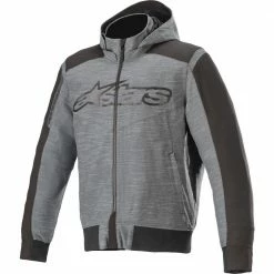 Alpinestars Rhod Windstopper Hoodie -Motorcycle Accessories Sales alpinestars rhod windstopper hoodie melange black img1 20