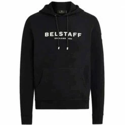 Belstaff 1924 Hoodie -Motorcycle Accessories Sales belstaff 1924 hoodie black white img1 1