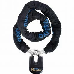 Oxford Monster Lock & 12mmsq Chain 1.5M -Motorcycle Accessories Sales oxford monster lock 12mmsq chain 1 5m img1 2