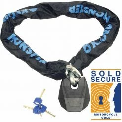Oxford MonsterXL Chainlock 2.0Mtr X 14.5mm Dia. -Motorcycle Accessories Sales oxford monsterxl chainlock 2 0mtr x 14 5mm dia img1 2