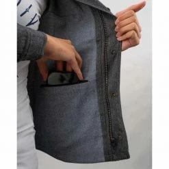 Rokker Ladies Boston Rider Shirt 8 Rokker Ladies Boston Rider Shirt -Motorcycle Accessories Sales rokker ladies boston rider shirt grey img4 1